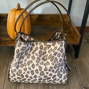 Coach Madison Ocelot Jacquard Phoebe shoulder bag